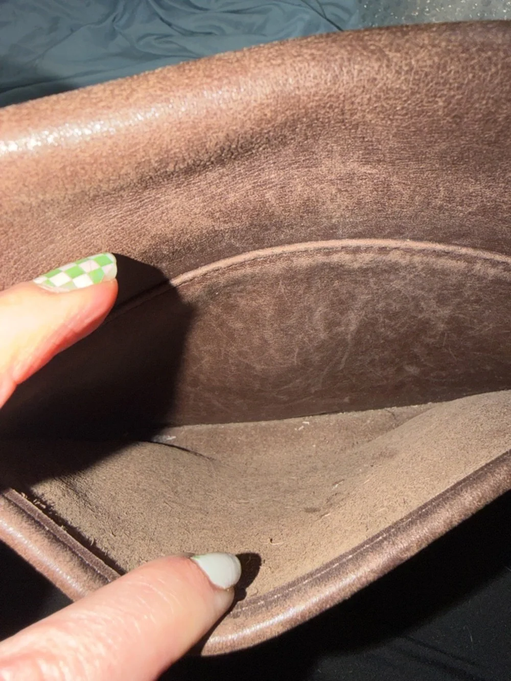 Vintage Coach Station Bag 9061 Brown Leather Crossbody USA Made Turnlock - Picture 8 of 14